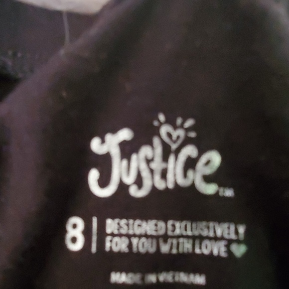 Justice size 8 logo shirt - Picture 2 of 2